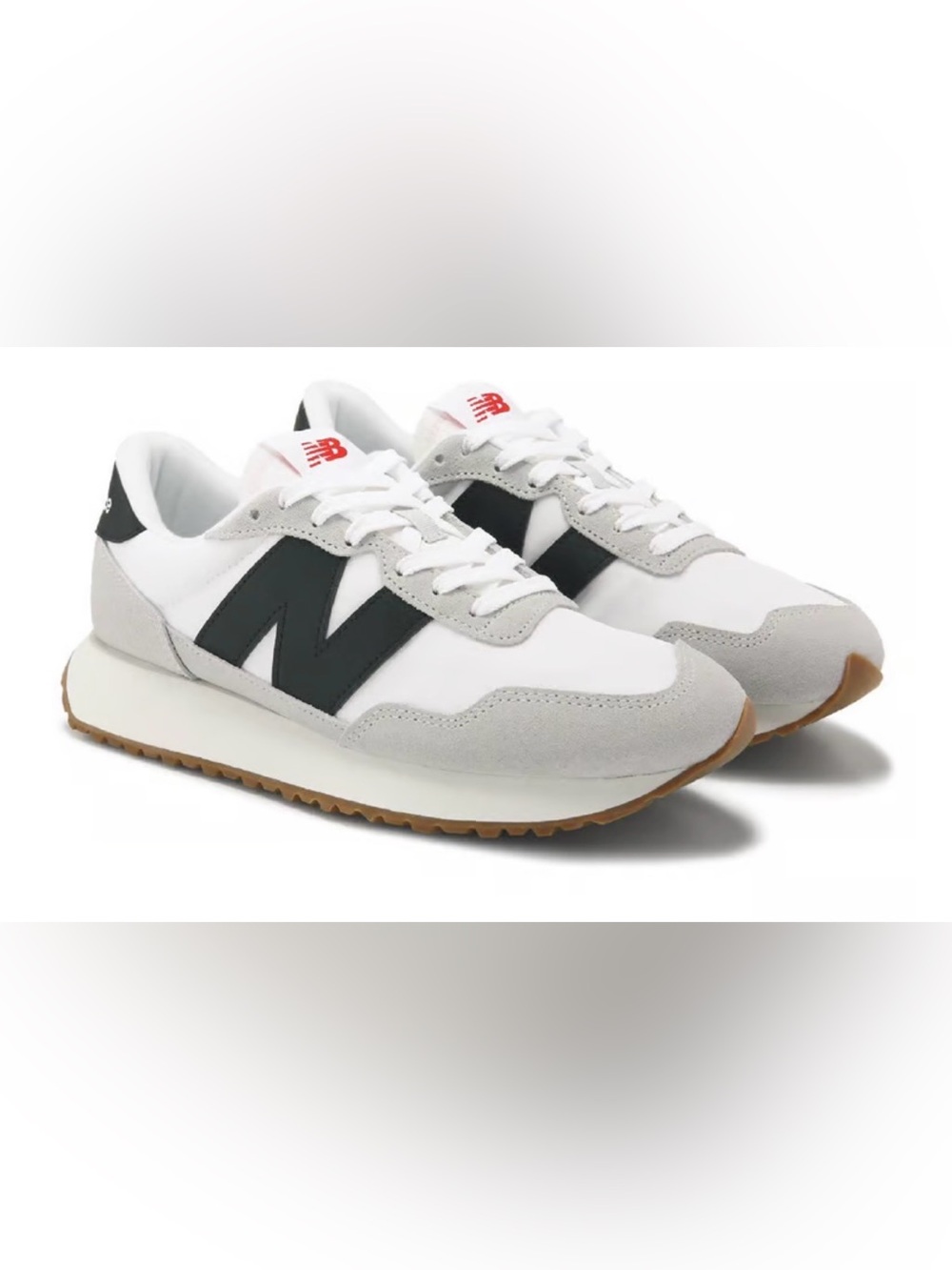 New Balance Men’s 237 Retro Sneaker - White/Black/Gum